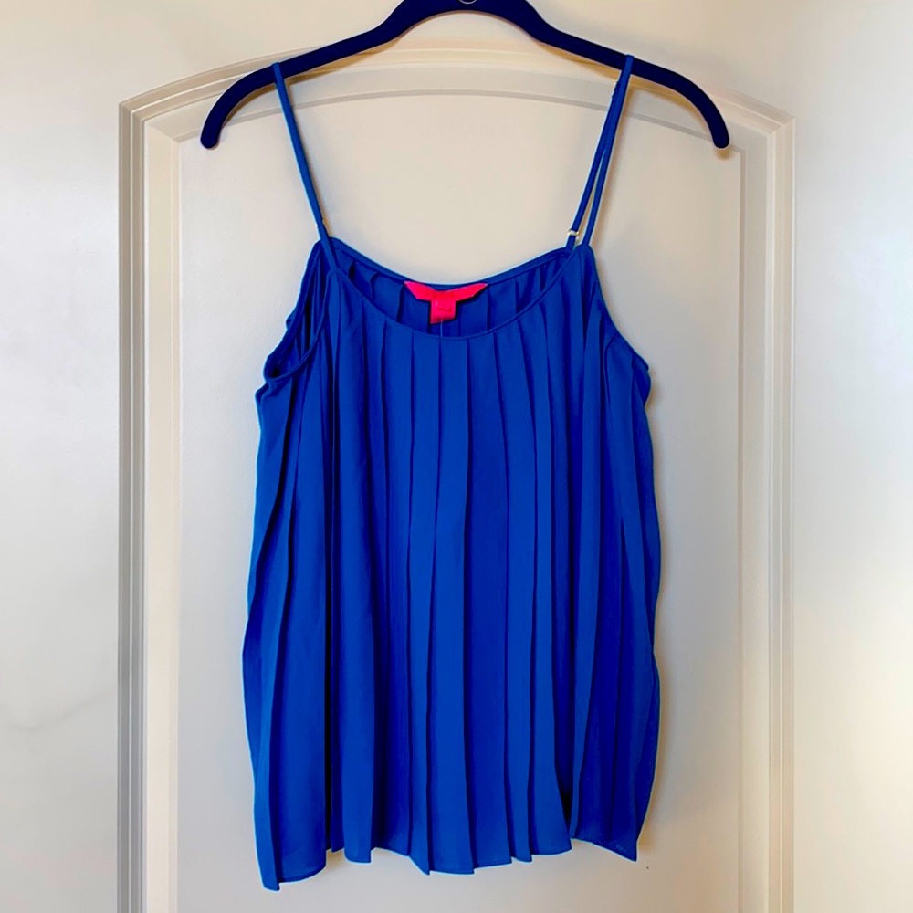 Lily Pulitzer peacock blue too Sz M NWT
